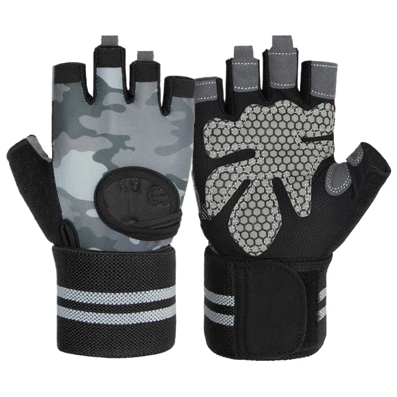 梦特娇 户外运动 聚酯纤维 健身手套 男女同款情侣款