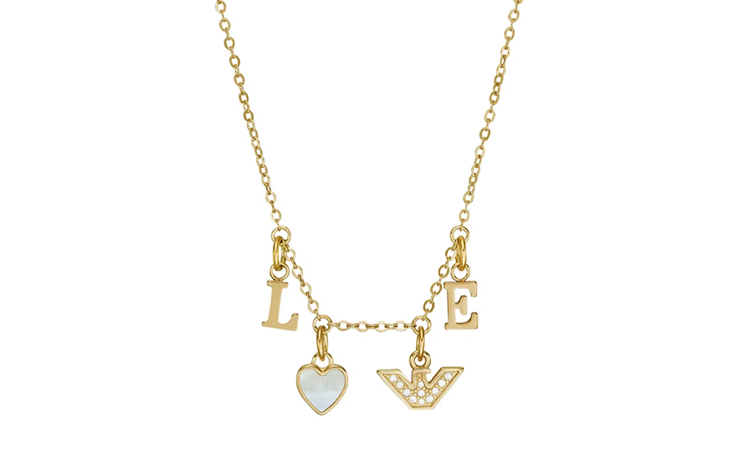 Armani Love Pendant Necklace