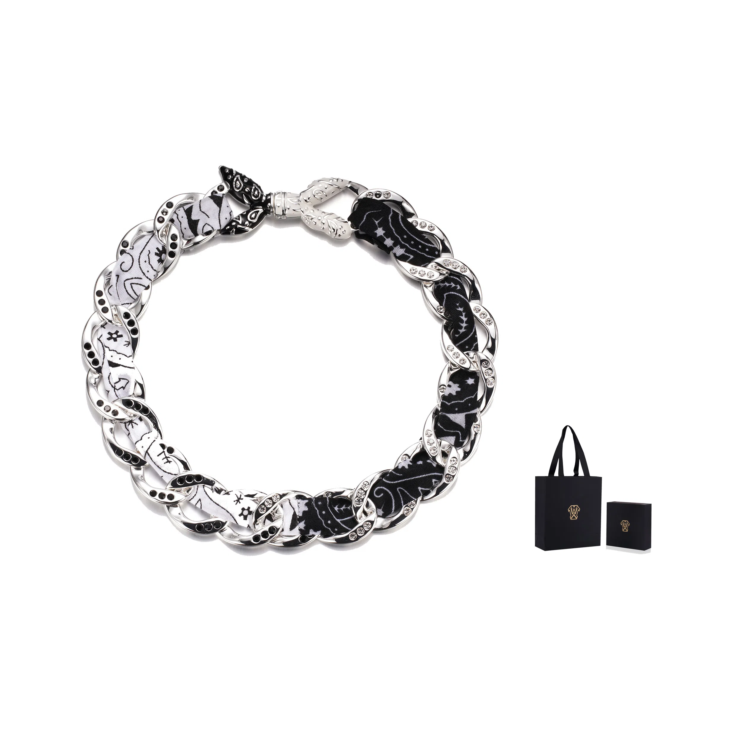 ICEMOBINC Cashew Pattern Cuban Necklace