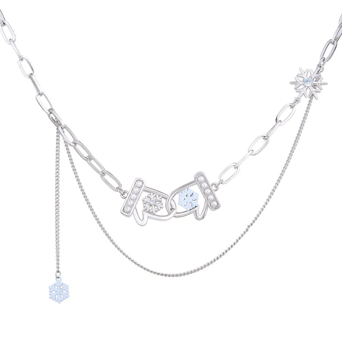 SUMIYAKI Yukihana Winter Zirconia Necklace
