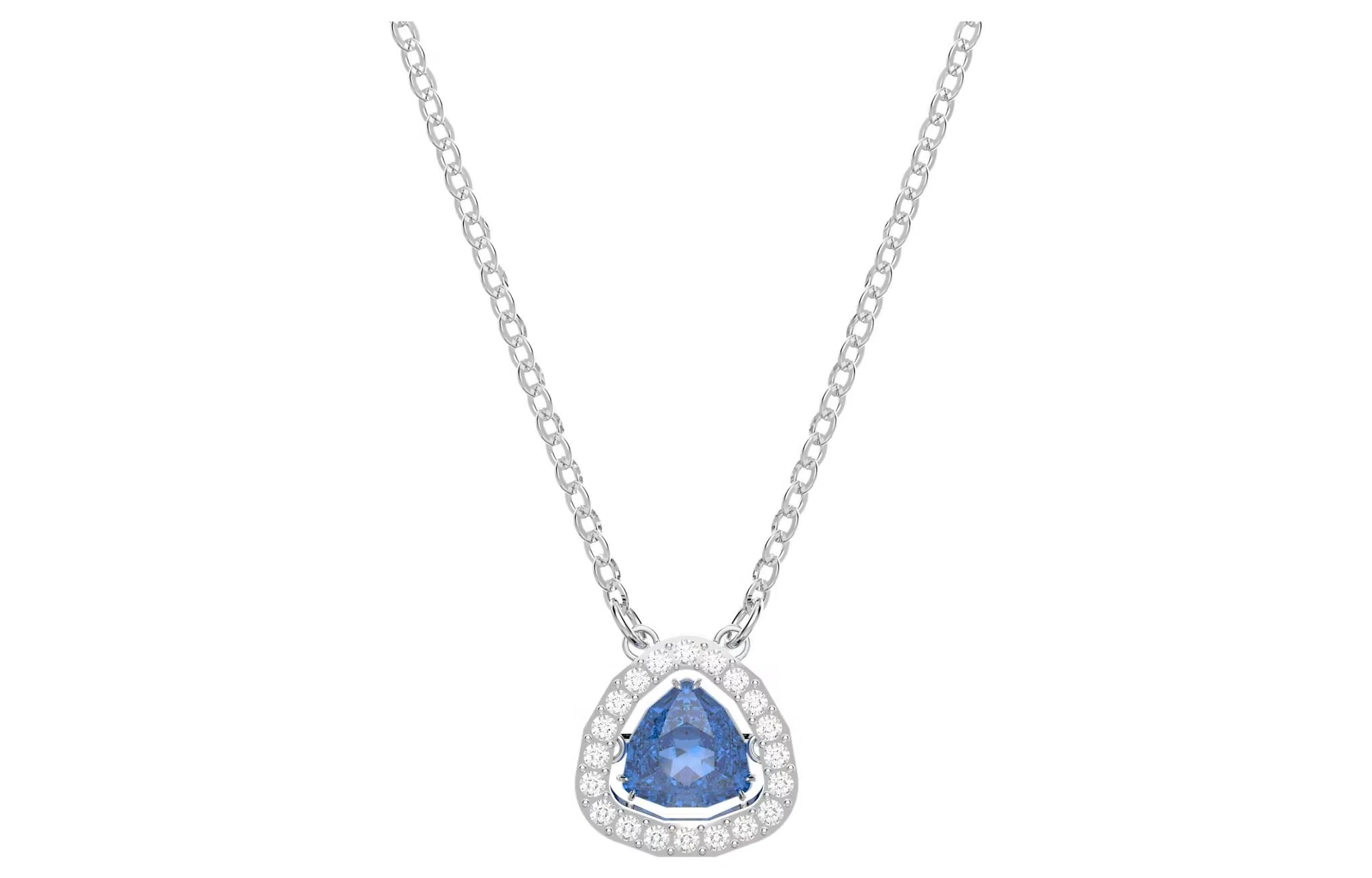 Swarovski Millenia Collection III Necklace Rhodium Blue
