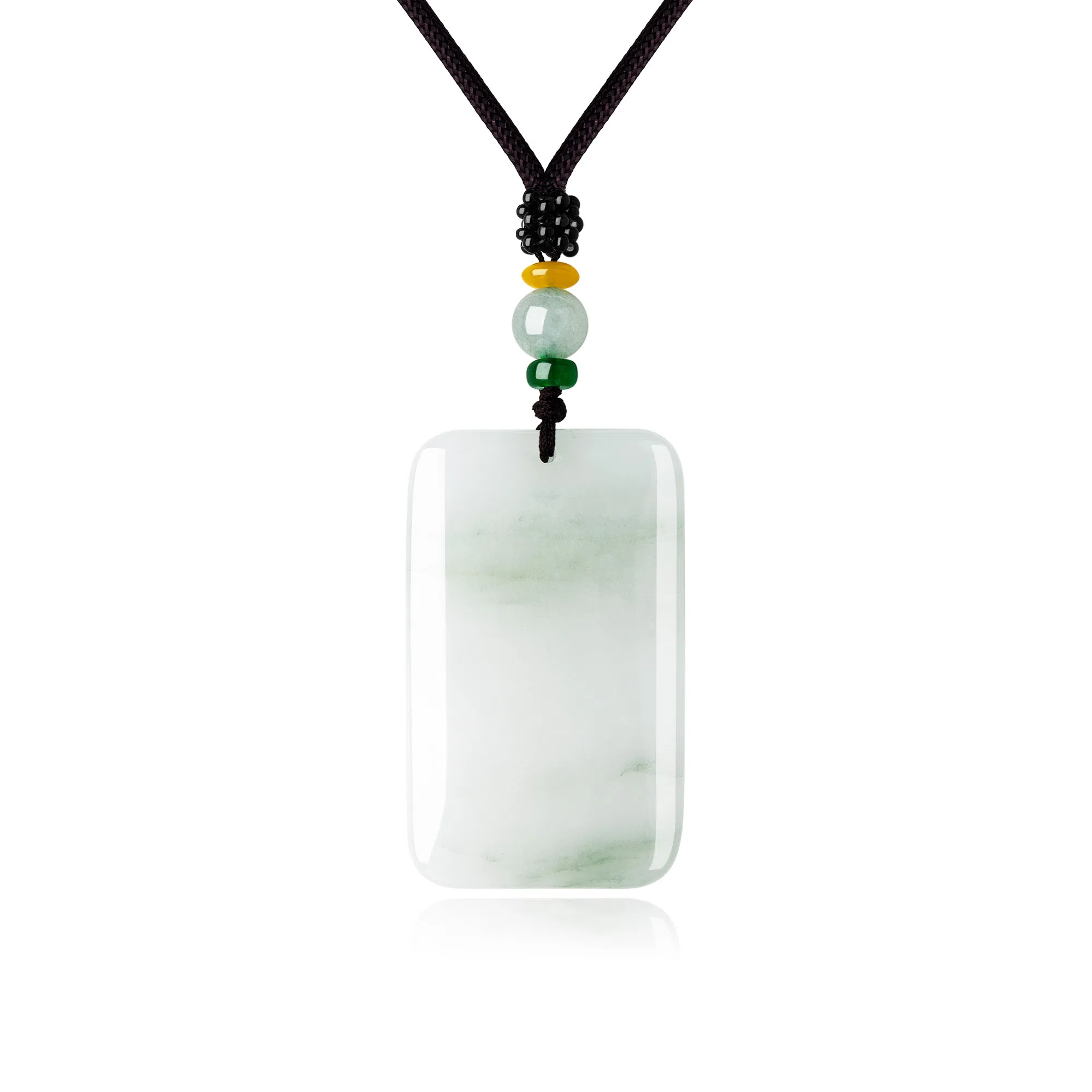 老凤祥 山水无事牌 国风复古小众设计 极简日常通勤百搭 轻奢古典优雅高级感 天山翠 项链 男女同款情侣款