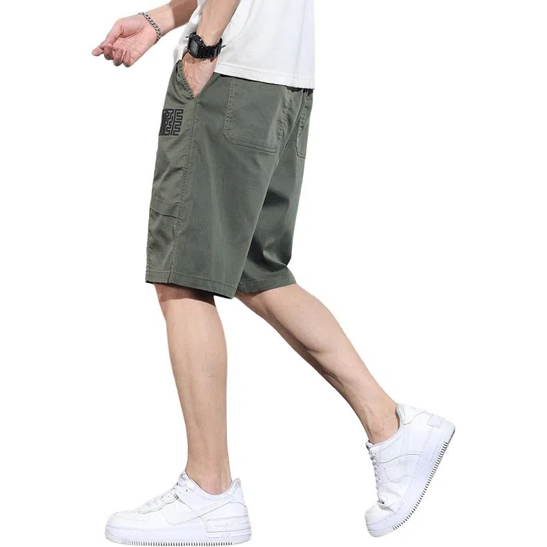 吉肯蒂 薄款宽松运动中裤休闲短裤 男款
