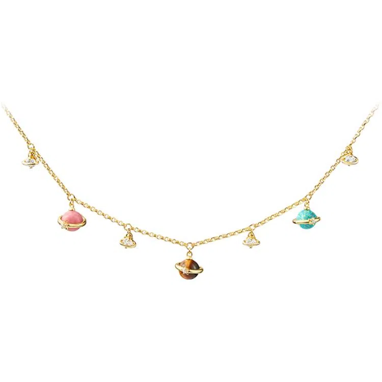 Lola Rose Sun Series Planet Necklace