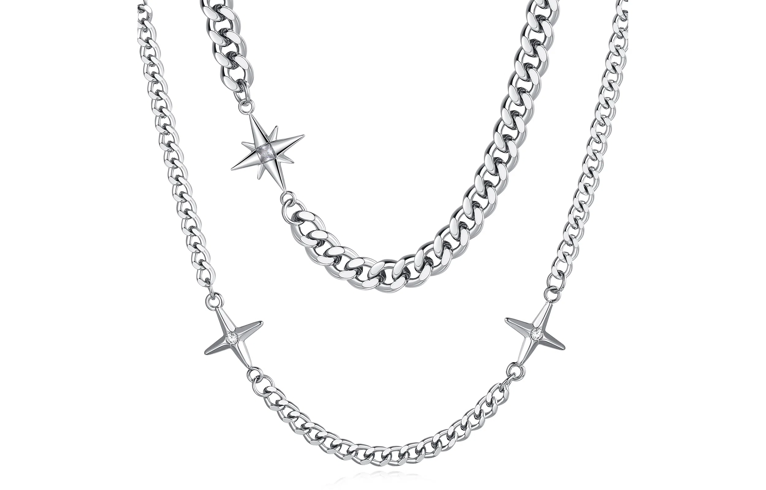 ENFANTIN Star Layered Necklace