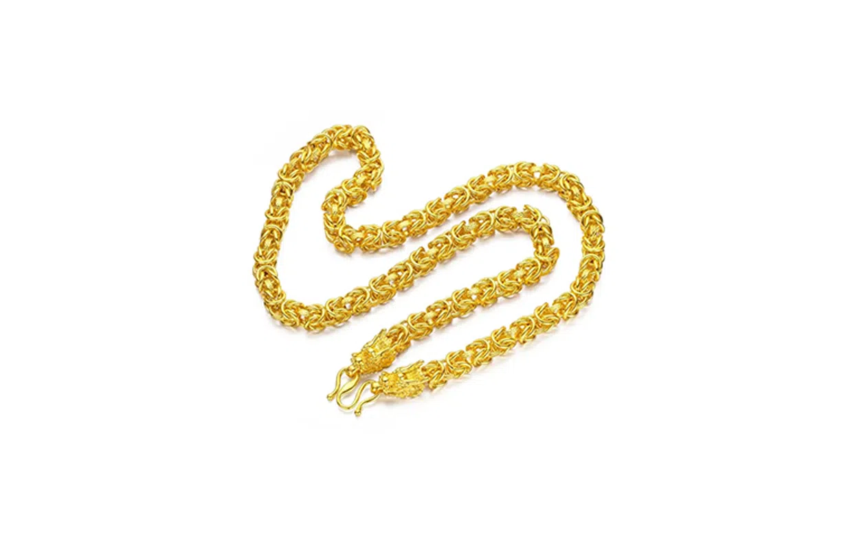 百利金 简约精致个性百搭轻奢时尚创意设计 国潮新中式嘻哈街头 合金 项链 男款