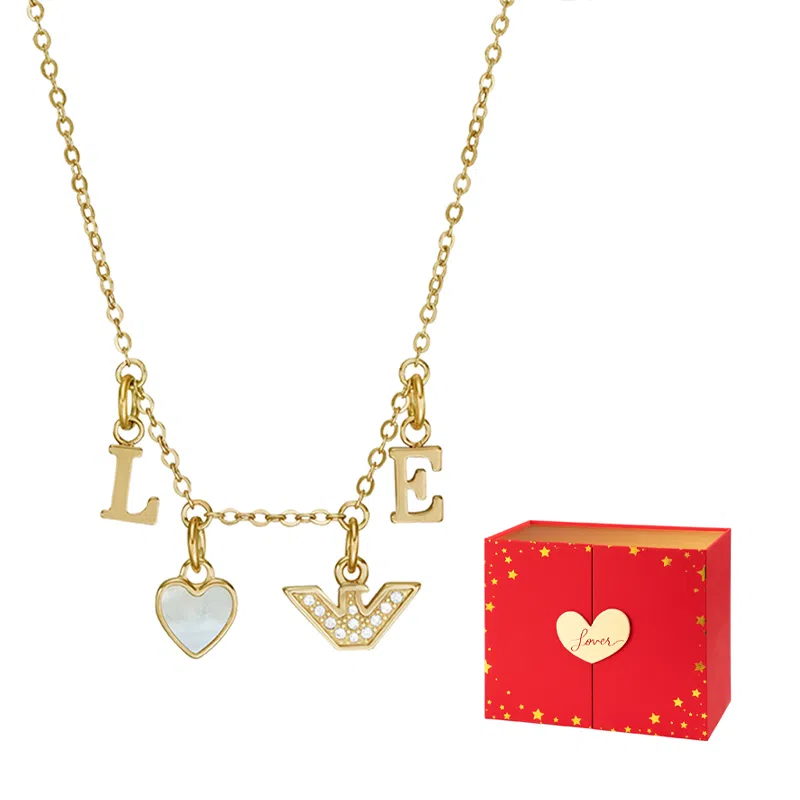 Armani Love Pendant Necklace