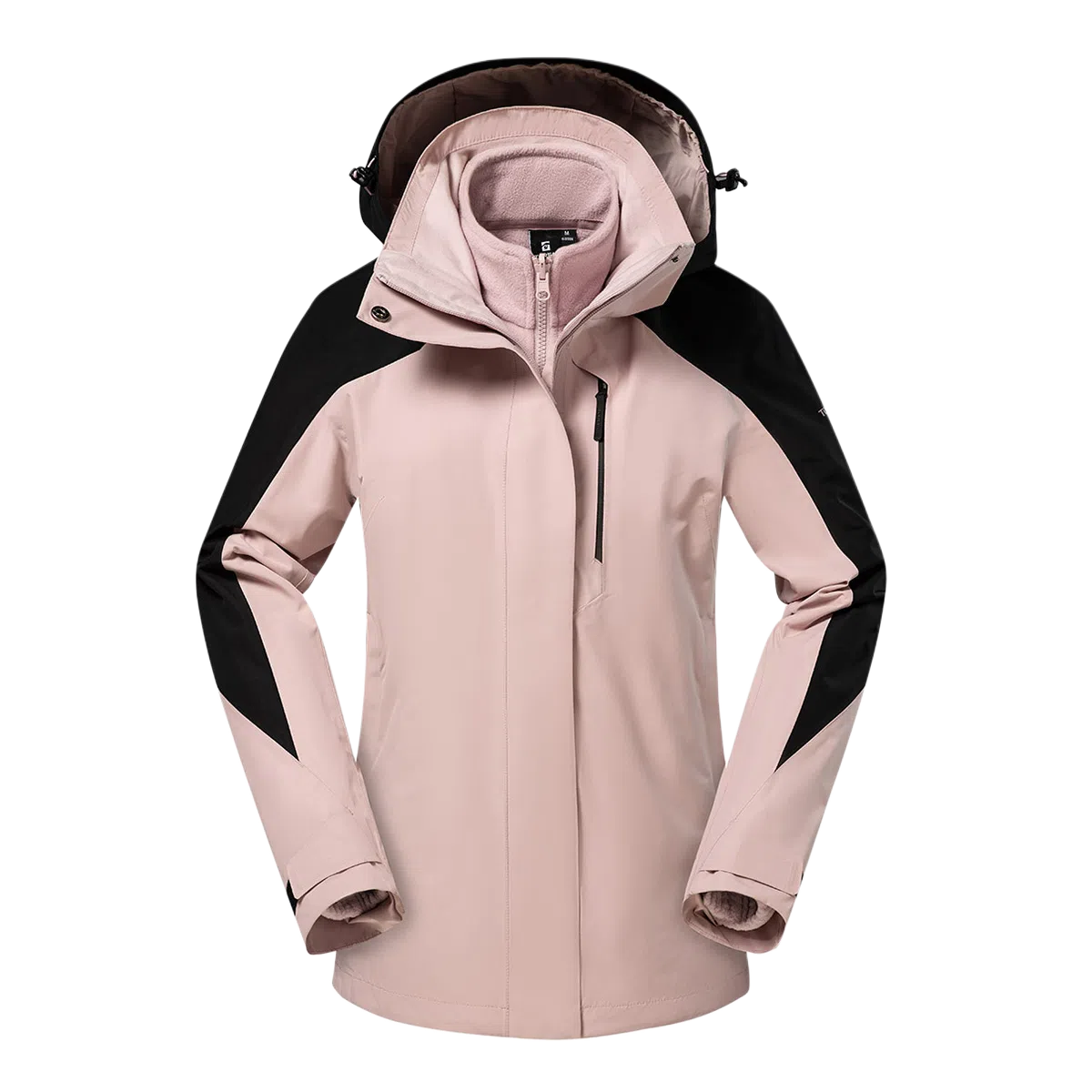 探路者 户外三合一抓绒两件套夹克 女款