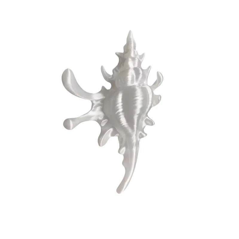 丹琴 贝壳海螺甜酷时尚个性设计感海洋鲨鱼后脑勺盘发人鱼 亚克力 发夹 女款