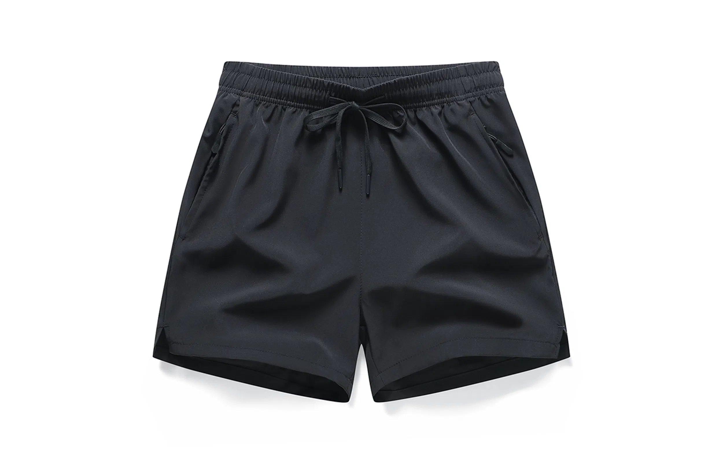 木林森 美式纯色休闲百搭宽松三分运动短裤 男女同款