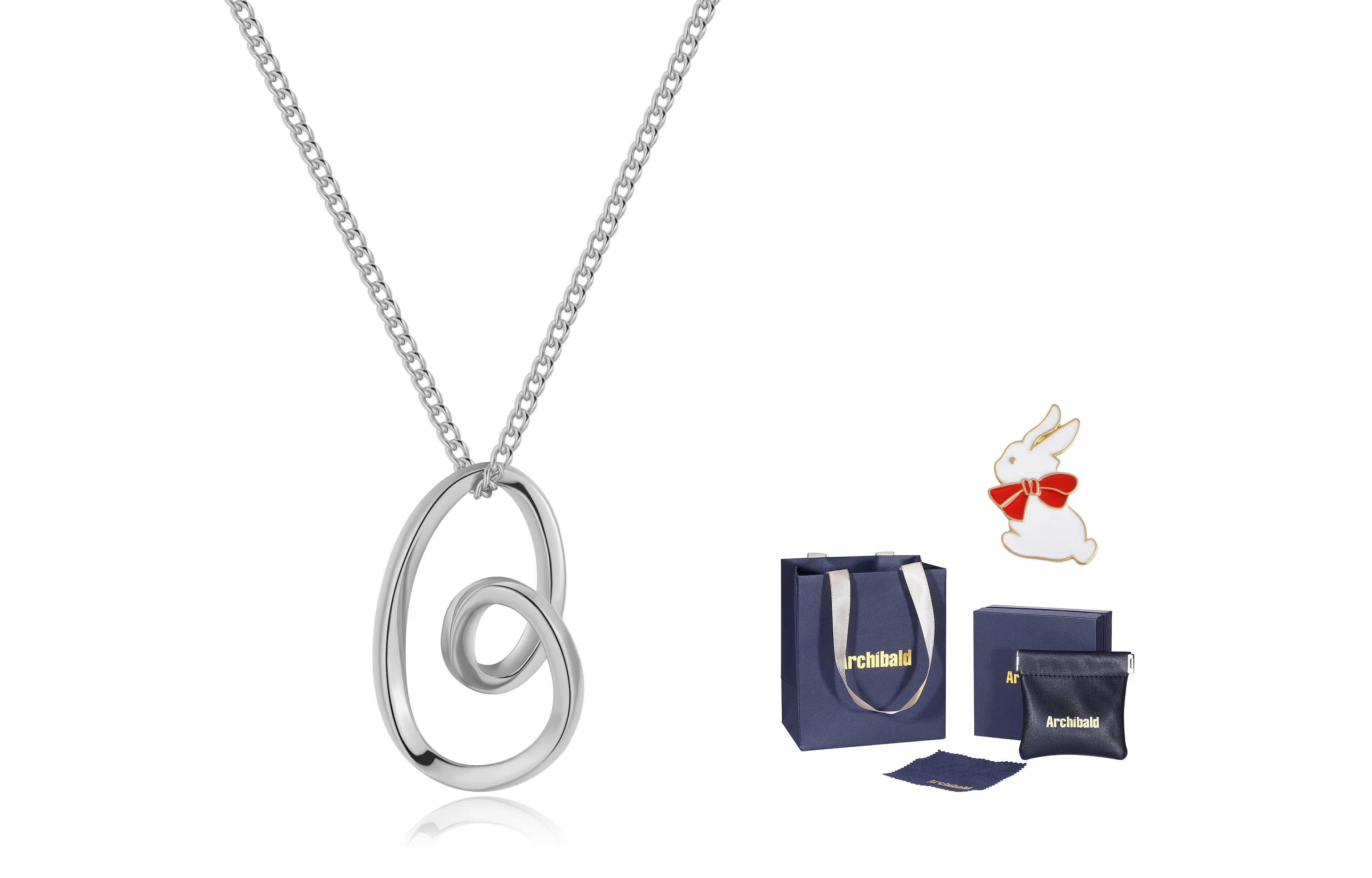 ARCHIBALD Silver Necklace