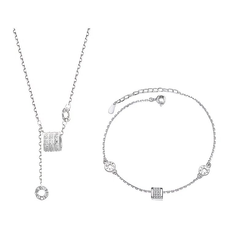 时尚优雅小蛮腰 轻奢小众设计高级感转运珠流苏吊坠锁骨链#好运 锆石 项链 女款