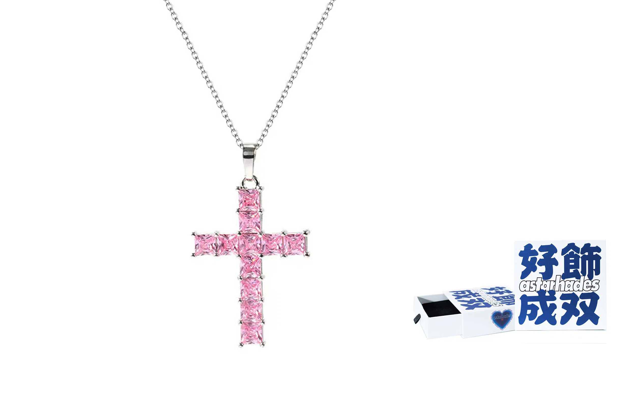 ASTAR HADES Y2K Cross Necklace