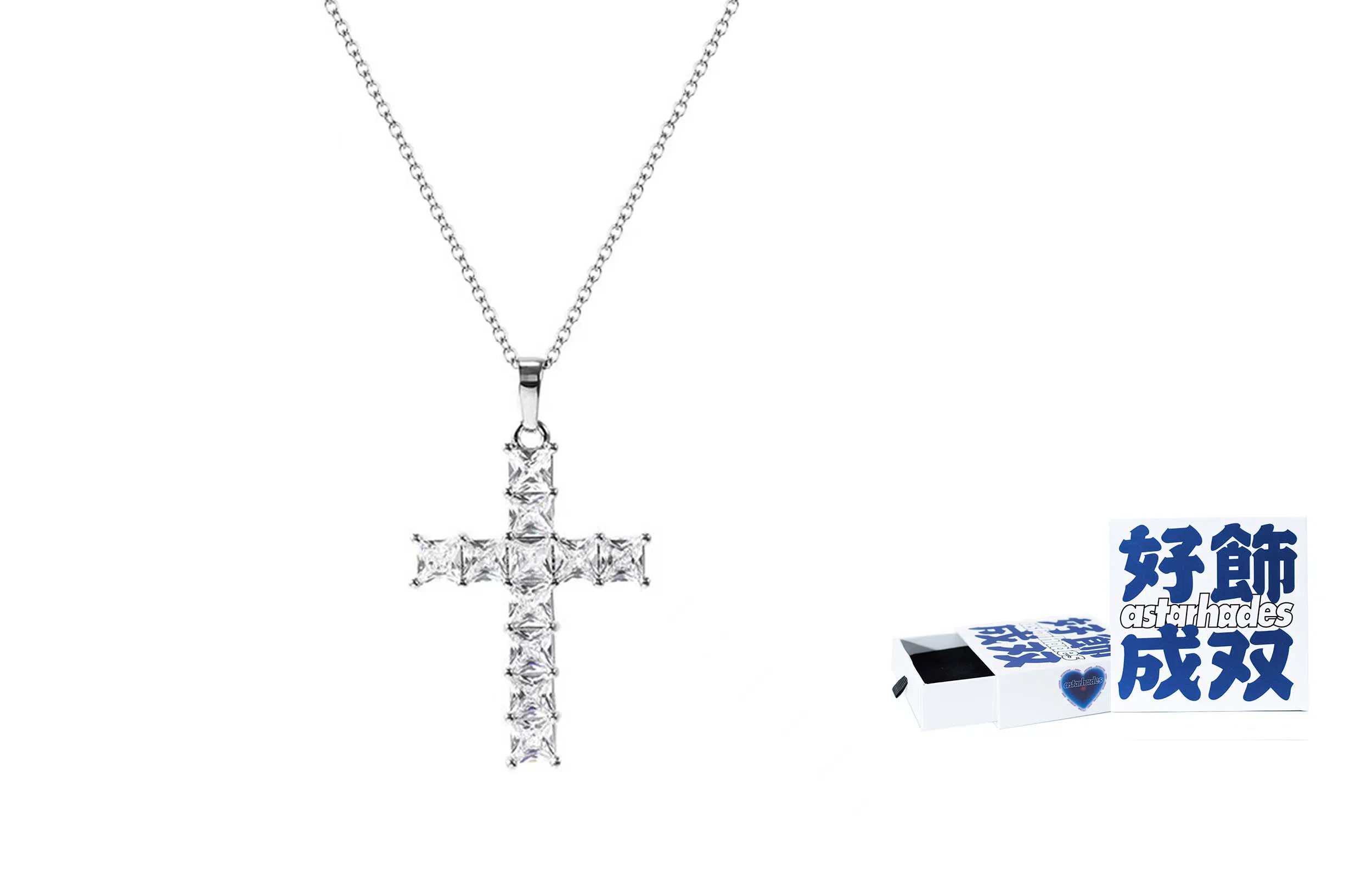 ASTAR HADES Y2K Cross Necklace