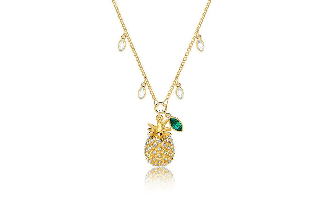 Swarovski Pineapple Necklace