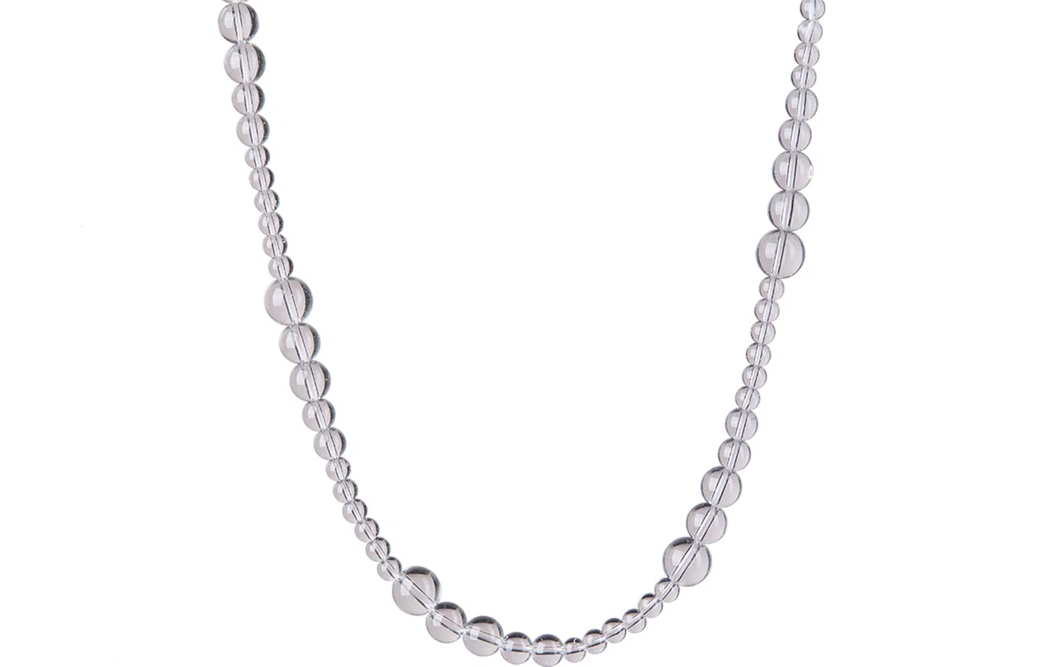 石头记 优雅与纯净晶体亮纯净 锁骨链 小众设计优雅高级感简约百搭#好运 考试上岸天然 白水晶 项链 女款