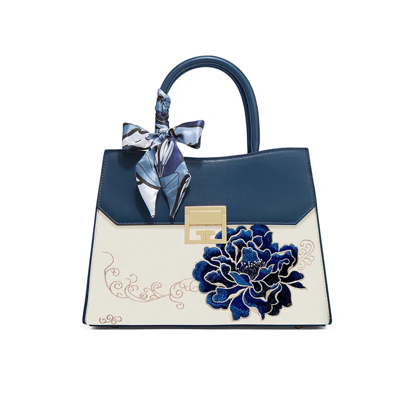 老人头 新中式国风时尚潮流 合成革 单肩斜挎手提包 常规 女款 多色