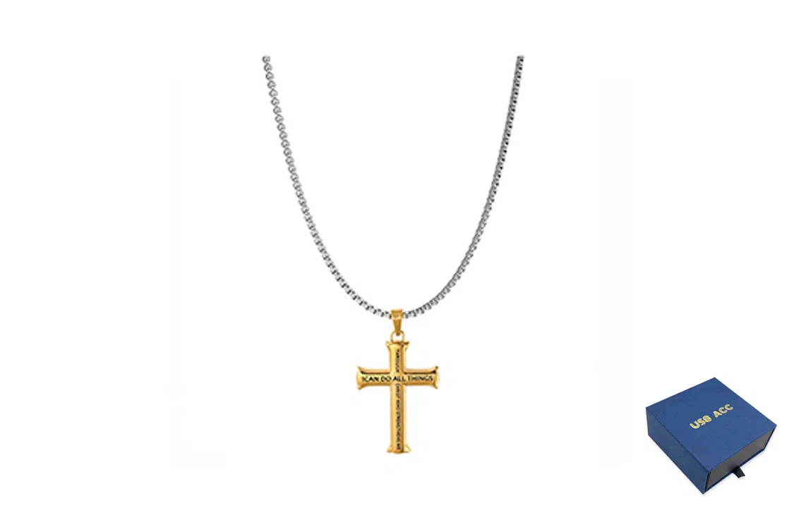 US8ACC Cross Pendant Necklace