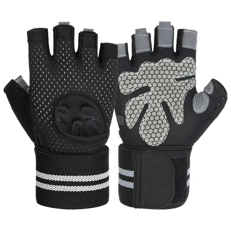 梦特娇 户外运动 聚酯纤维 健身手套 男女同款情侣款