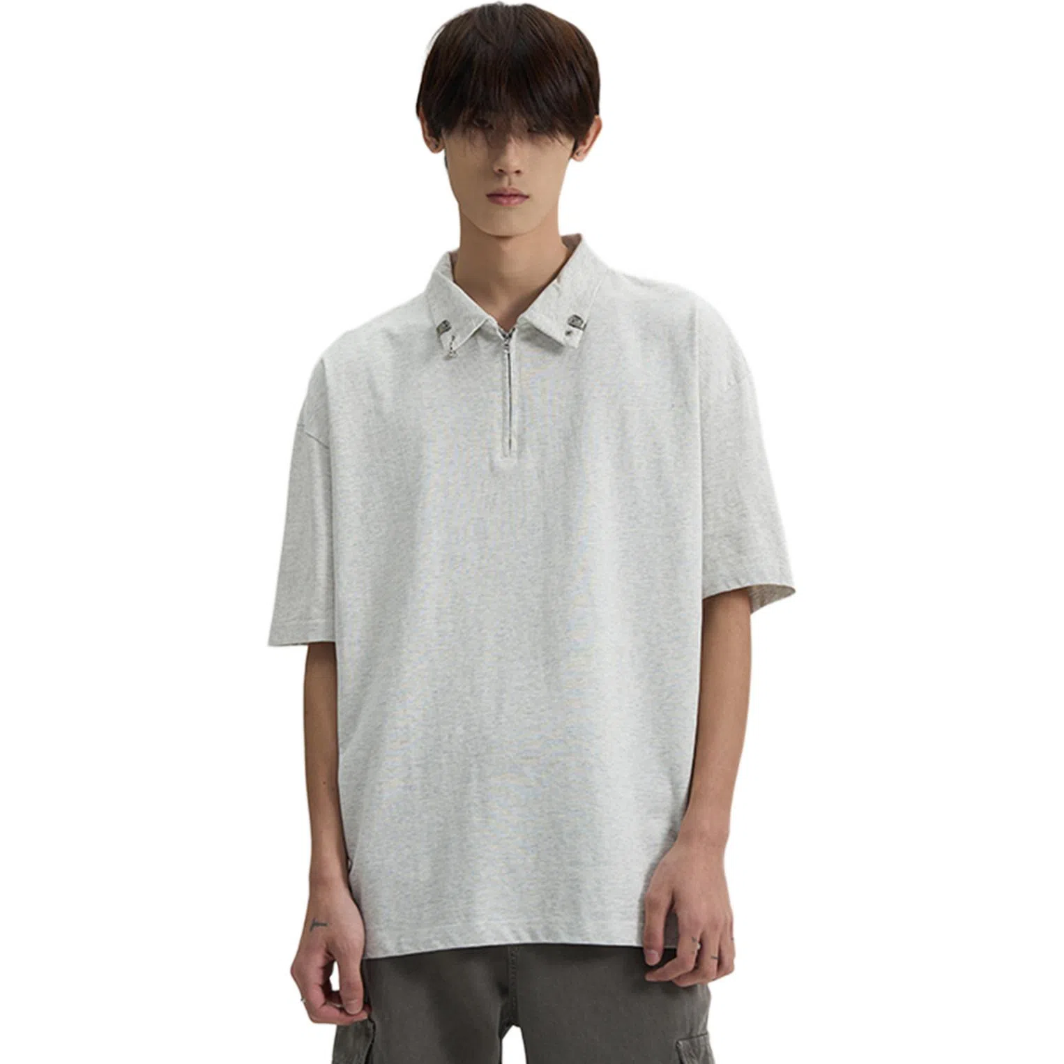 NEVER RULE vintagecleanfitPolo