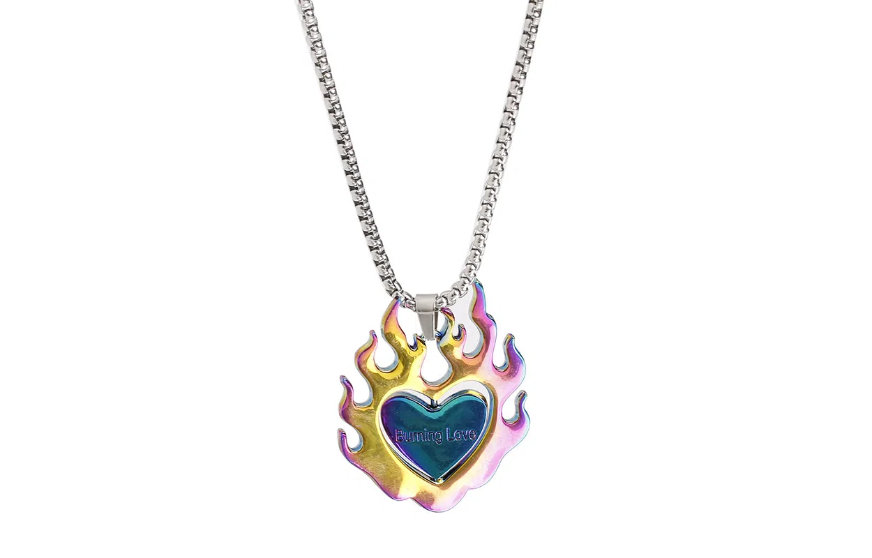 Van Gogh Fiery Love Necklace