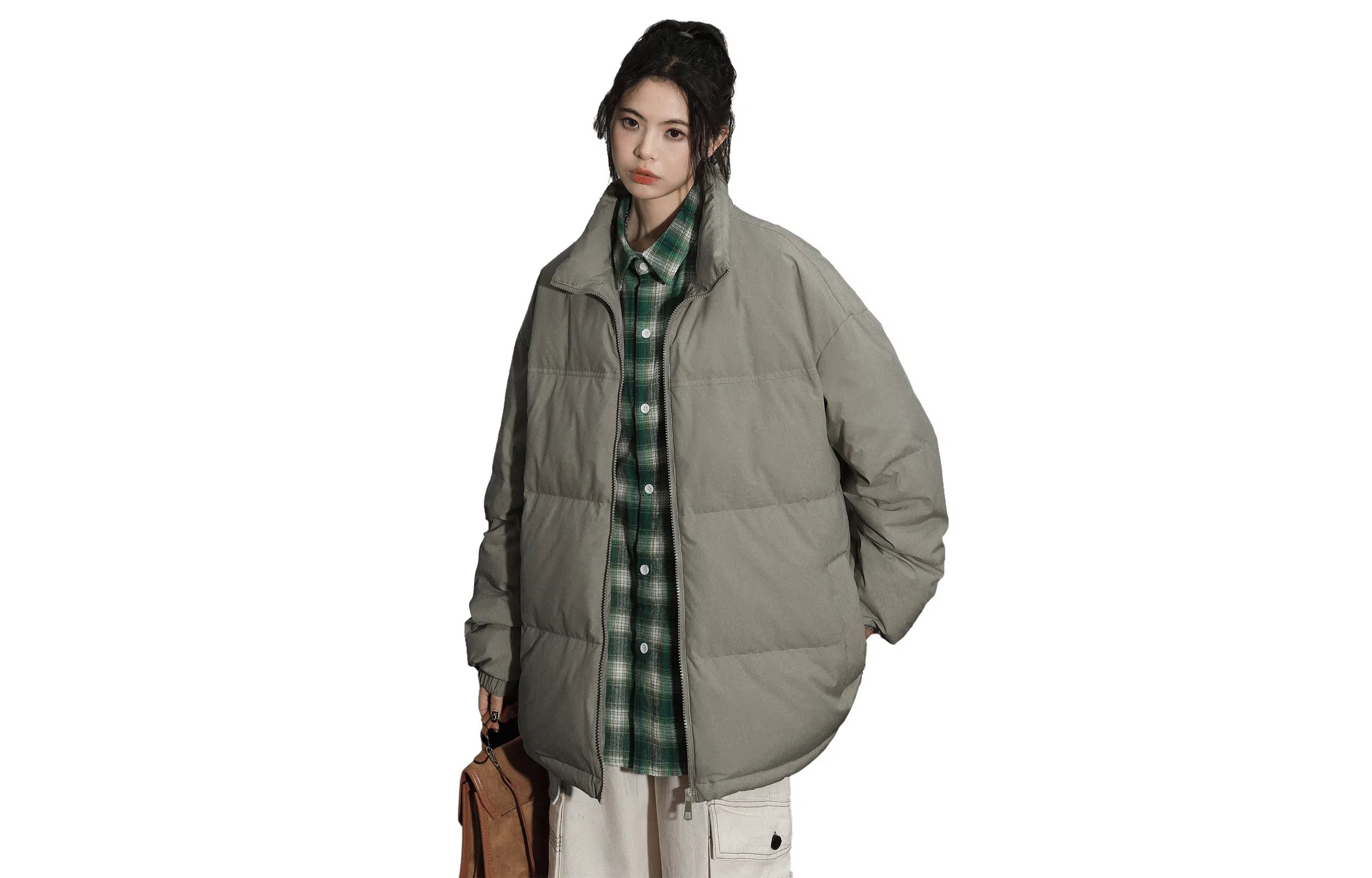 SWAMP AREA Basic Series 85 Duck Down Zip-Up Jacket