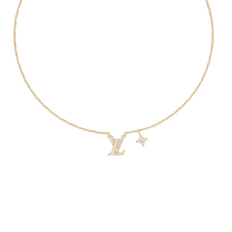 Louis Vuitton LV Pendant Necklace Gold