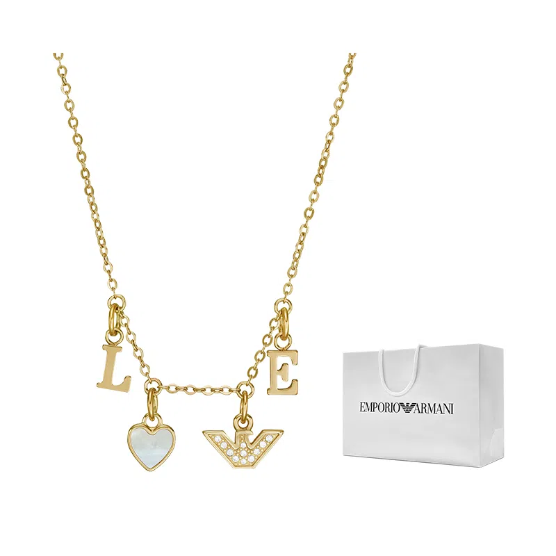 Armani Love Pendant Necklace