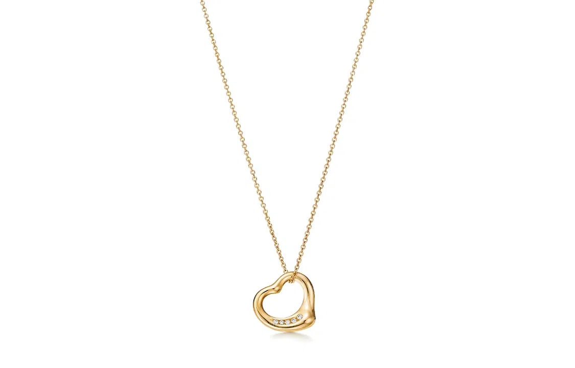 TIFFANY CO. Elsa Peretti Open Heart 18k