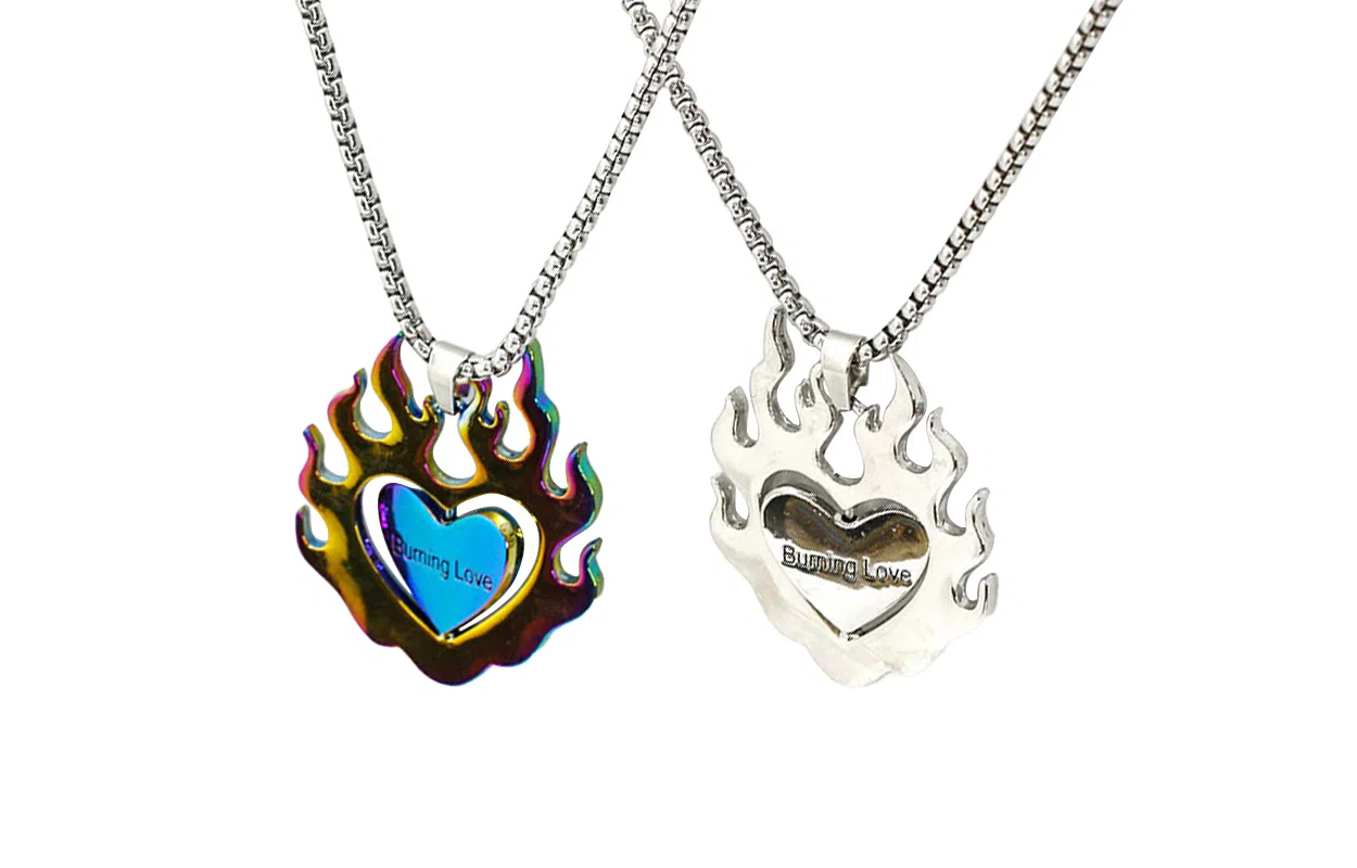 Van Gogh Fiery Love Necklace