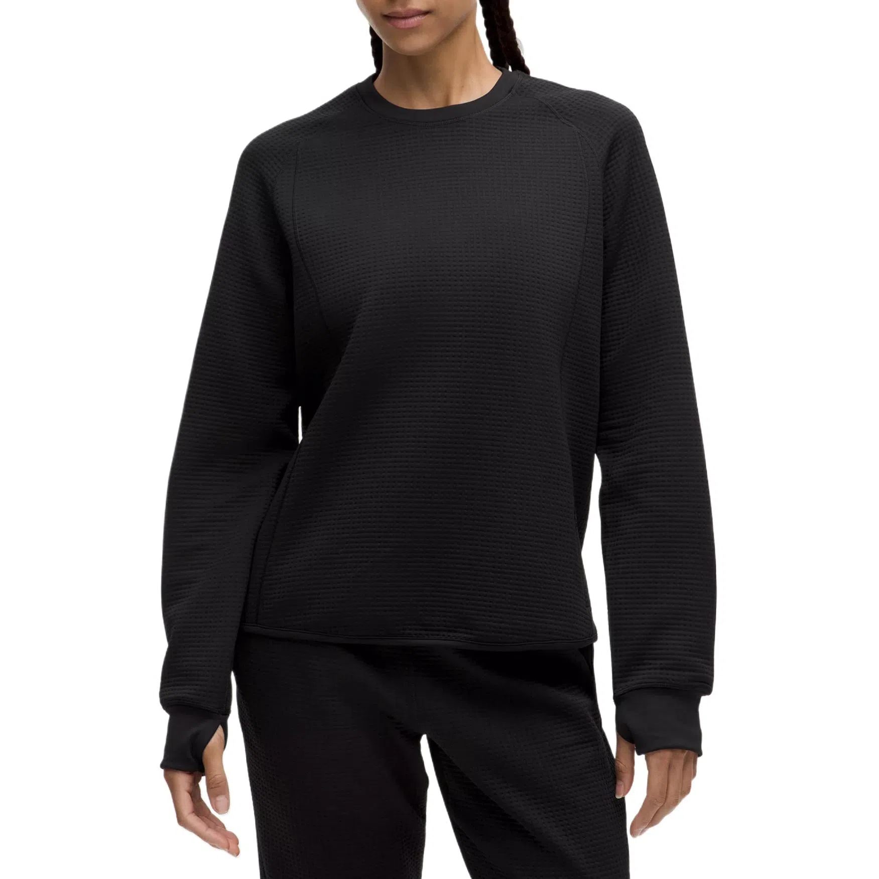 lululemon CrewneckLong-Sleeve Waffle-Knit