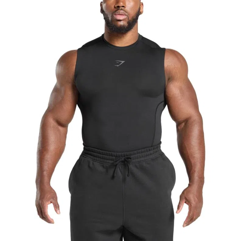 Gymshark Sleeveless Gym Top Black