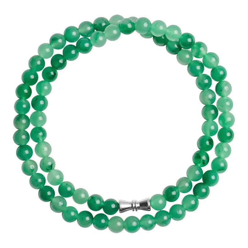 印象眸 新中式小众设计精致简约轻奢百搭通勤风#好运 独龙玉 玉石项链 女款