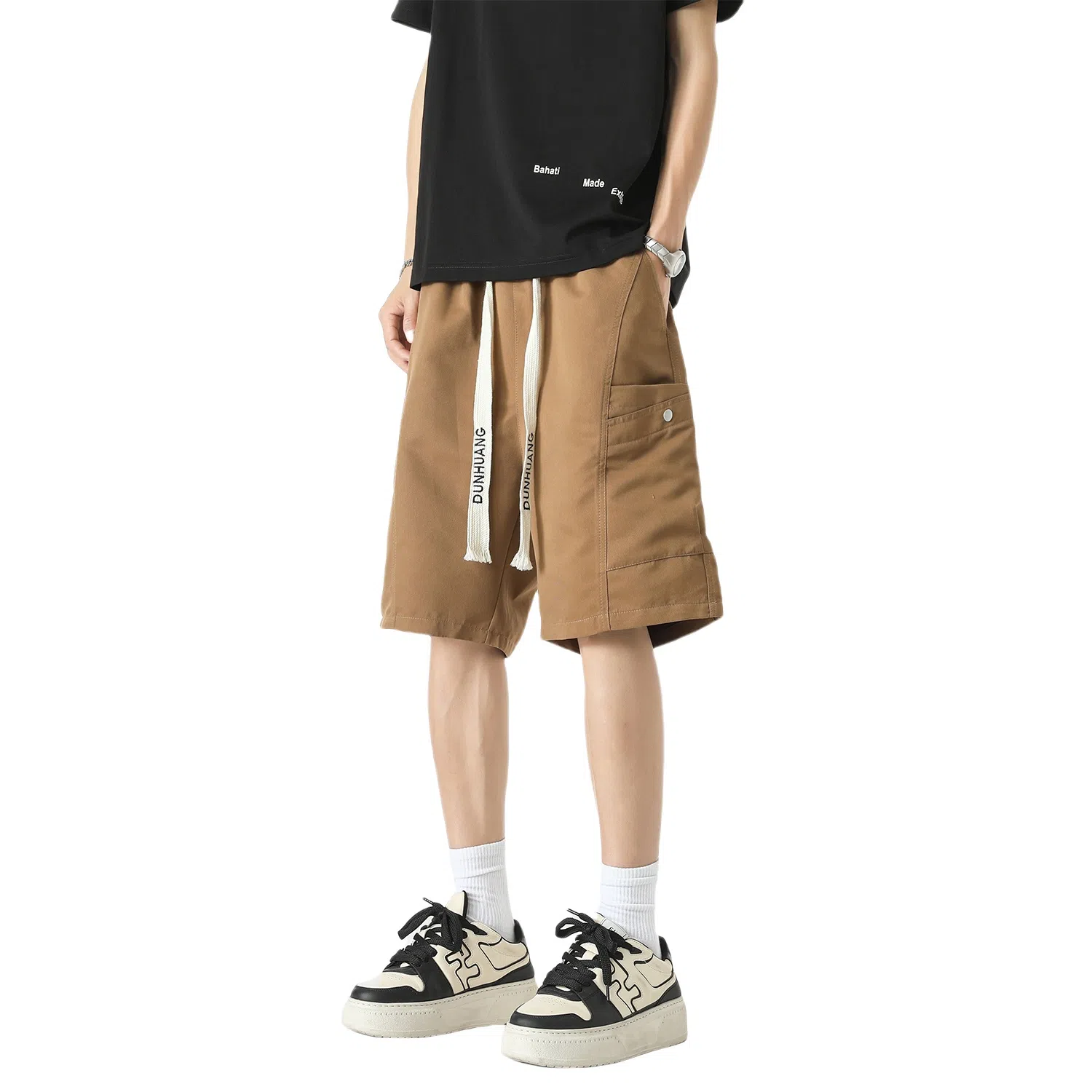 Dunhuang Basic Functional Loose Shorts