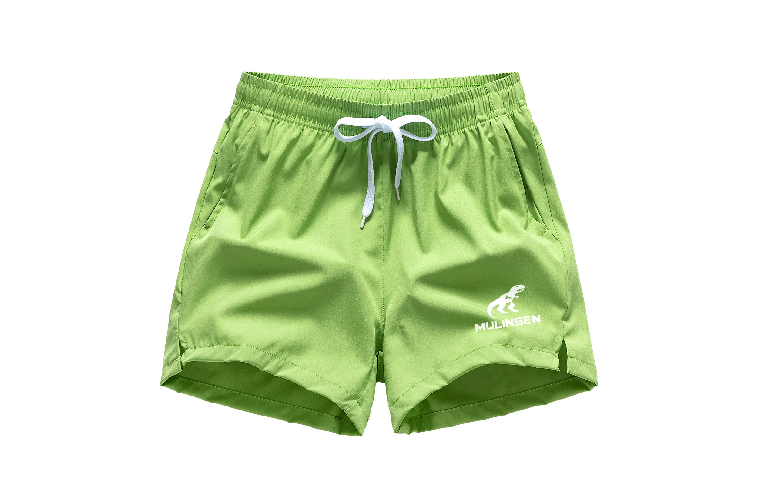 木林森 健身跑步篮球直筒宽松霸王龙字母印花三分休闲运动短裤 男女同款