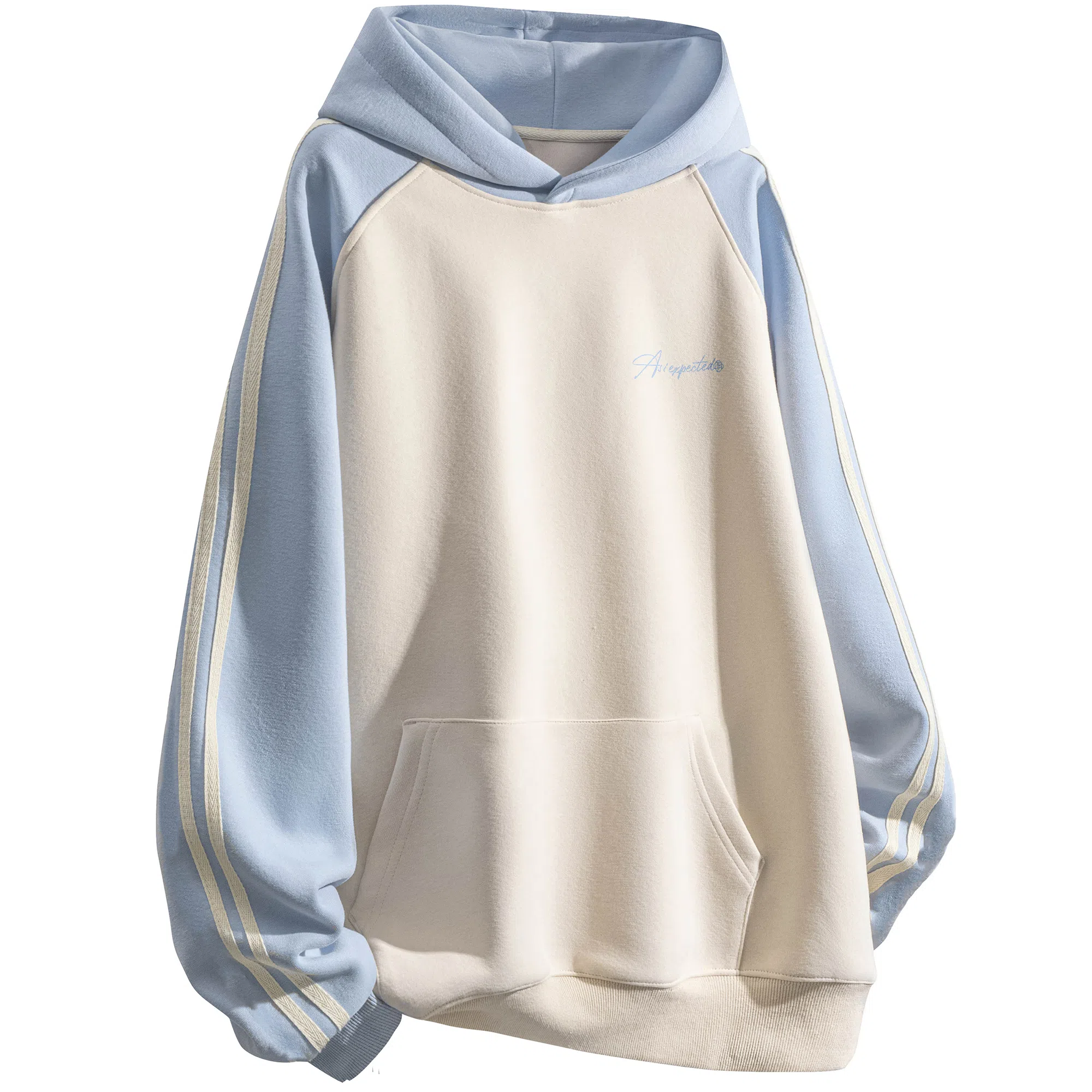 王者荣耀 明世隐款 美式高街撞色多色基础款宽松柔软亲肤连帽长袖 卫衣 男女同款