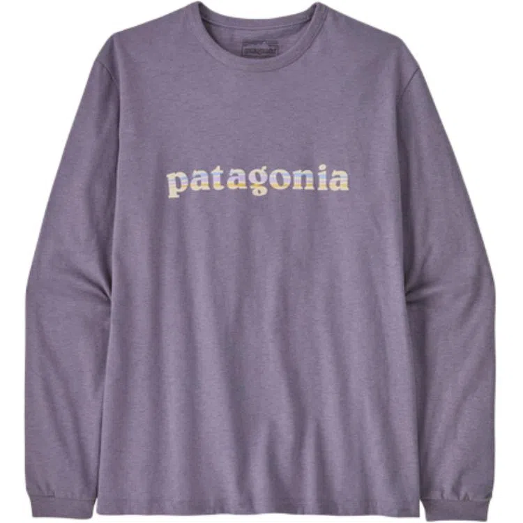 Patagonia Logo Long Sleeve Tee