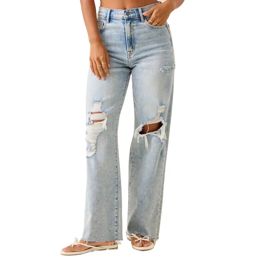 ALTAR'D STATE Straight Leg Jeans Kiara