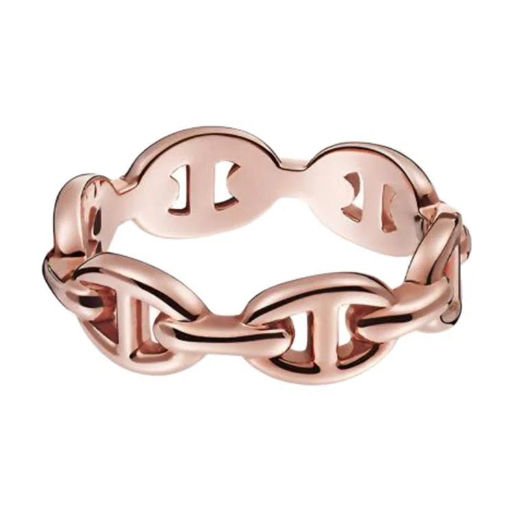 Hermes 18K Rose Gold Ring
