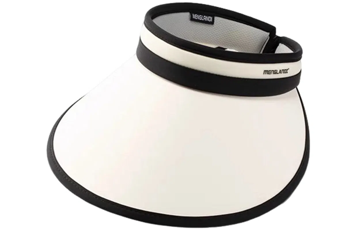 优幽兰 时尚潮流夏季大檐户外可折叠遮阳帽休闲百搭透气防紫外线空顶帽简约高级感通勤出现太阳帽子显脸小 锦纶 防晒帽 女款