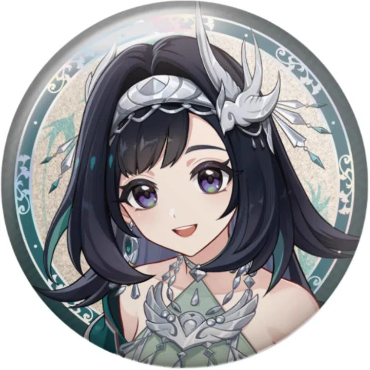 原神 魈 蓝砚 贵州合作主题 吧唧 徽章