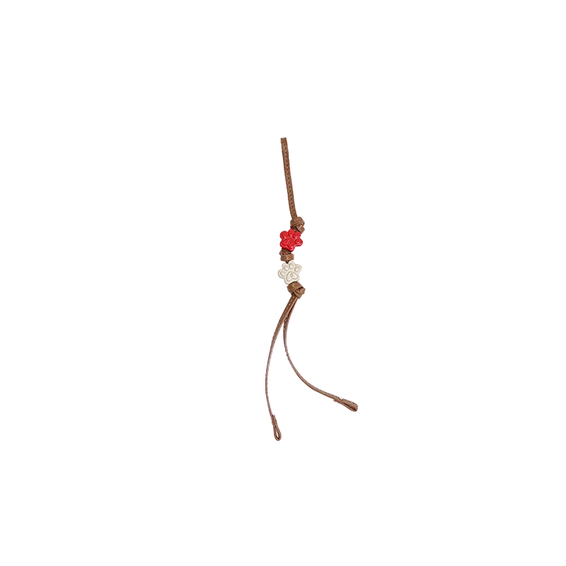 PECO Heart Sugar Dog Paw Bag Charm