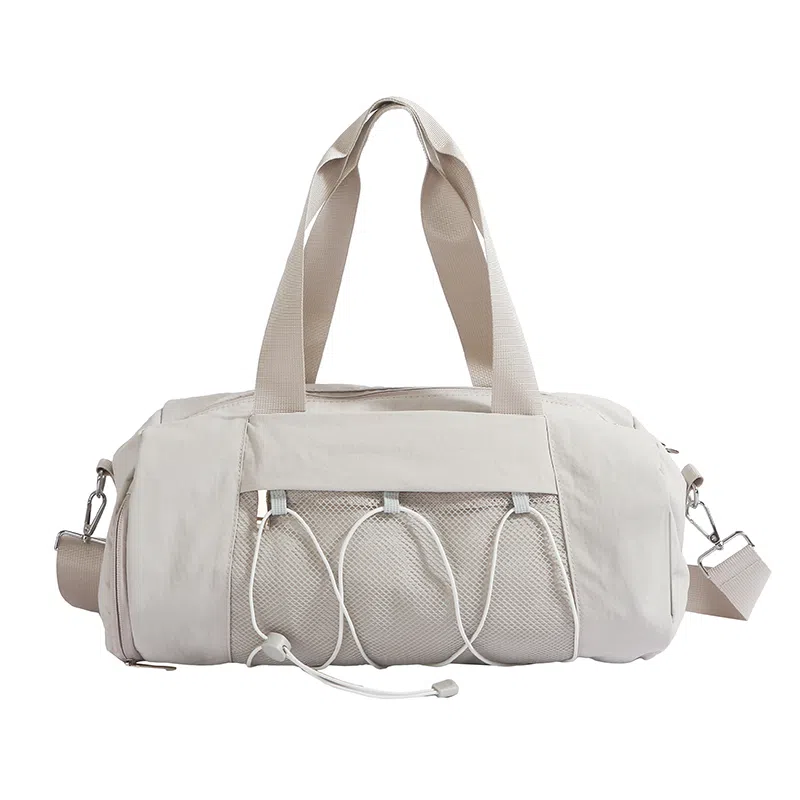 醇龙 轻便运动瑜伽健身简约大容量 尼龙布 单肩包 常规 男女同款情侣款 浅灰色/绿色/粉色