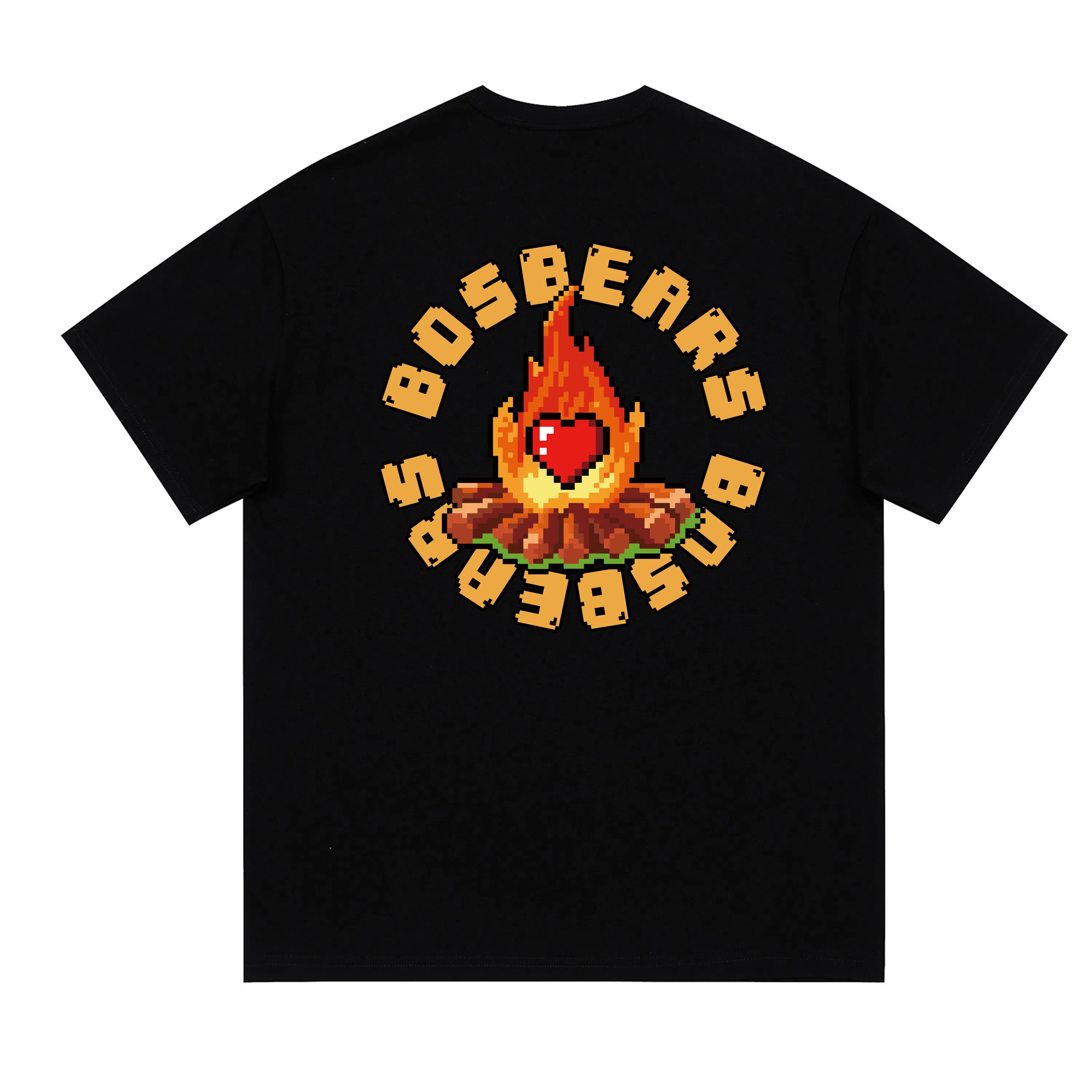 BOS BEAR Pixel Flame T-Shirt