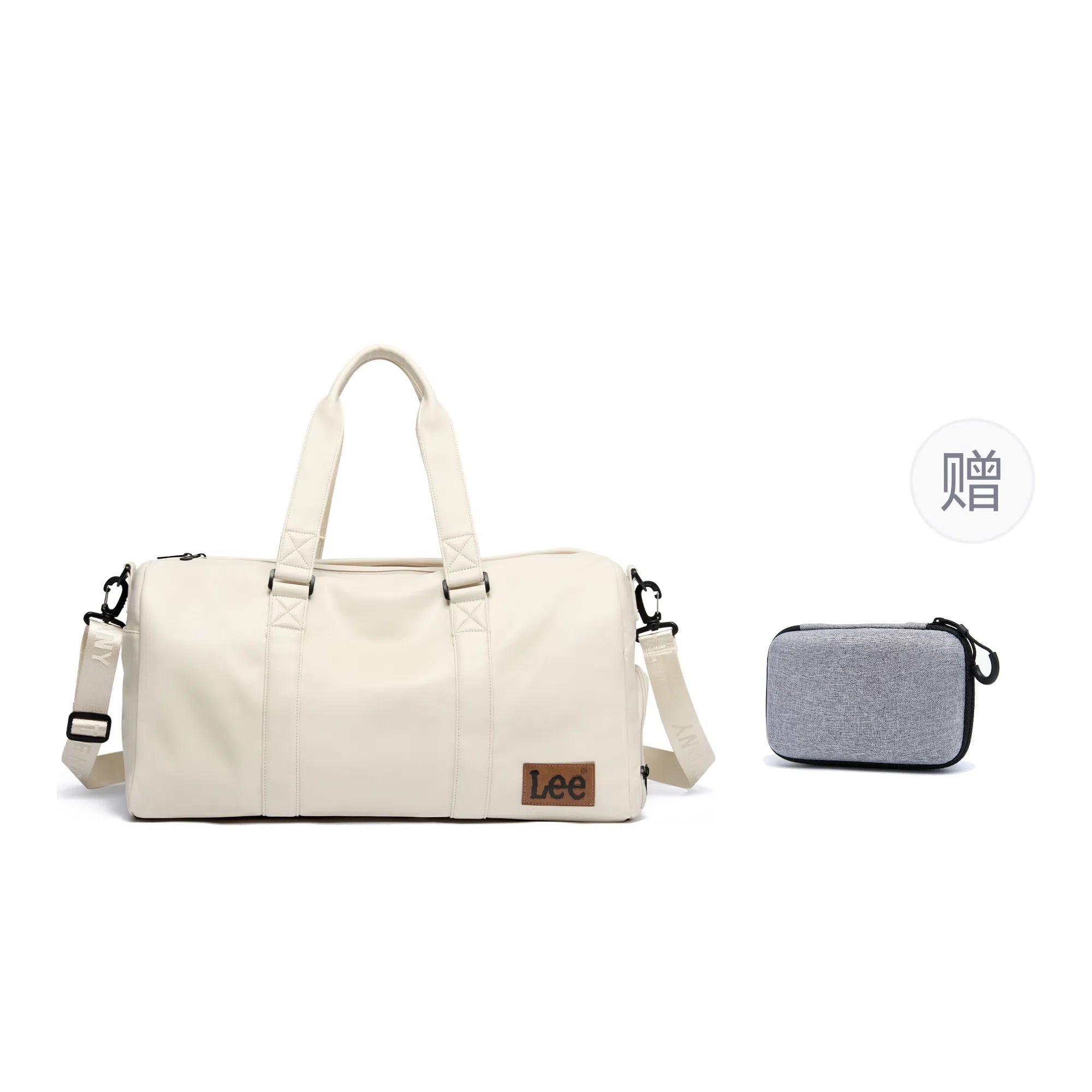 Lee Travel Bag PU Off-White
