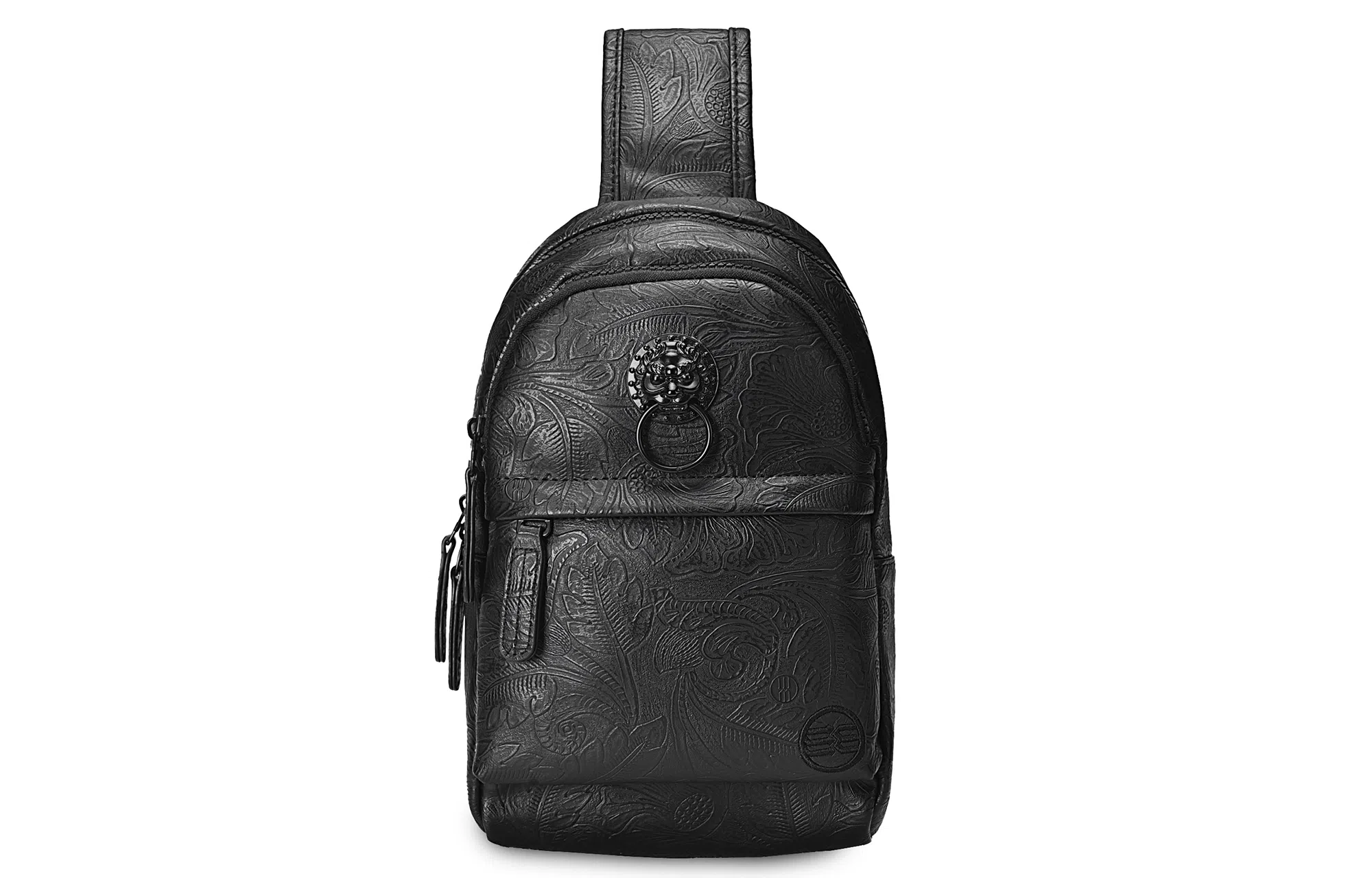 Chusan Copper Lion Head Shoulder Bag