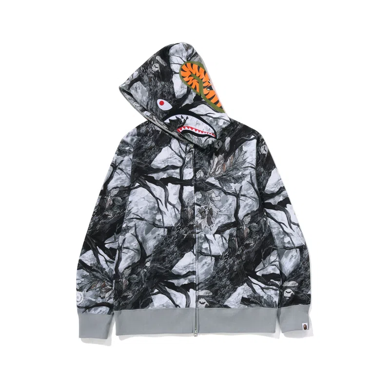 A BATHING APE TREE EDGE CAMO Hoodie
