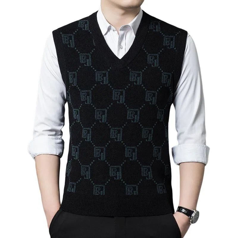 Pierre Cardin V-Neck Knit Vest
