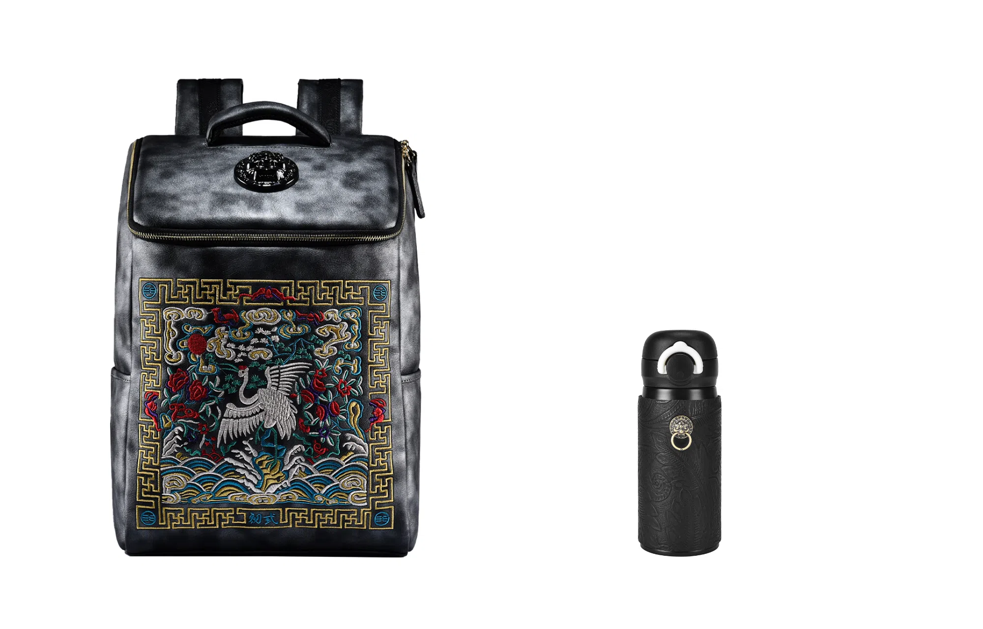 ChuSanh Black Lion Backpack