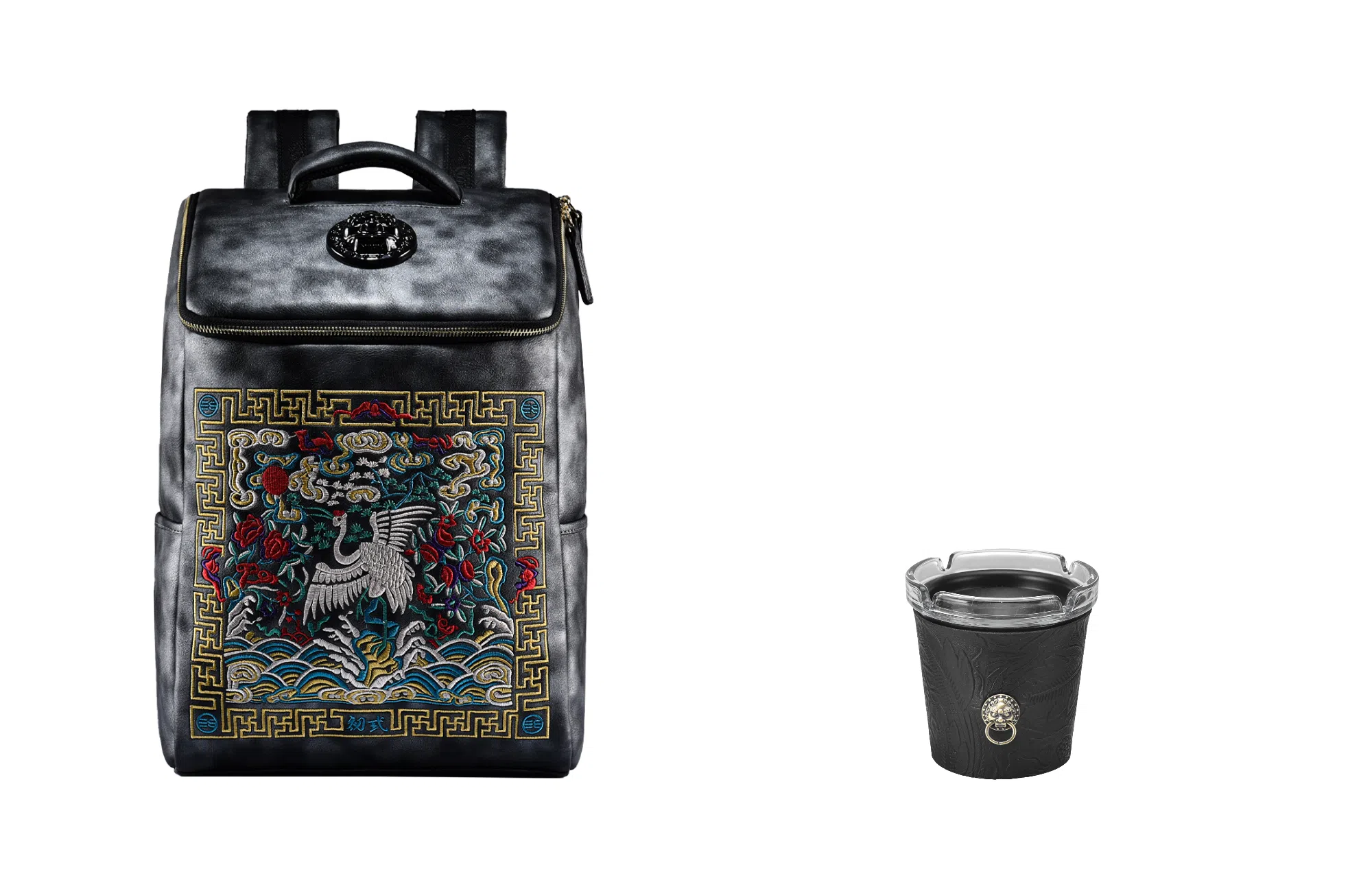 ChuSanh Black Lion Backpack